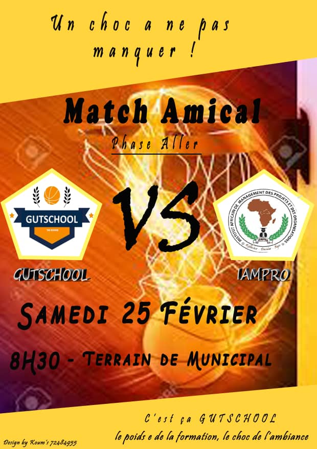 GUTSCHOOL's tweet photo. Les étudiants de l' #IAMPRO, êtes vous prêts??🤔

Ce sera du 🔥💪

Rendez-vous ce Samedi 25 Février 2023 👇👇

Restez connecter pour le #score...

#club_basketball

C'est ça #gutschool, #le_poids_de_la_formation_le_choc_de_l_ambition✌️ https://t.co/603kKv3vDC