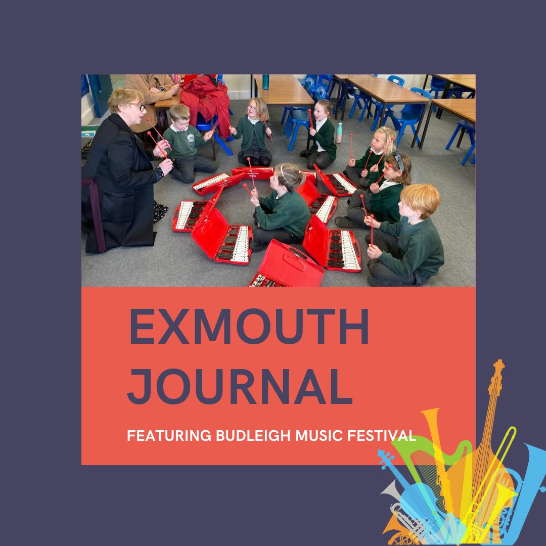 We were thrilled to be featured in the <a href="/exmouthjournal/">Exmouth Journal</a> last week. They wrote about the fact that we recently donated 30 glockenspiels to St Peter's Primary School in Budleigh Salterton. 

#BudleighMusicFestival #Budleigh #Music #Festival #Exmouth