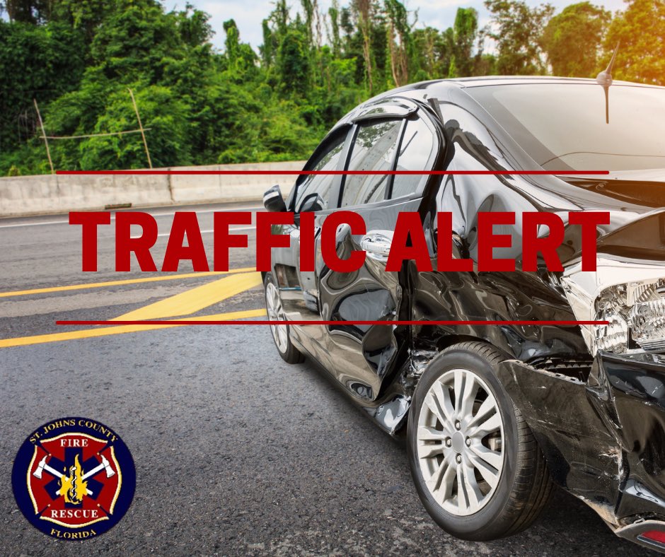 SJCFR it’s currently on the scene of a two-vehicle accident at the intersection of US1 North and Pine Island Rd. US1 is currently closed in both directions. Please avoid this area.