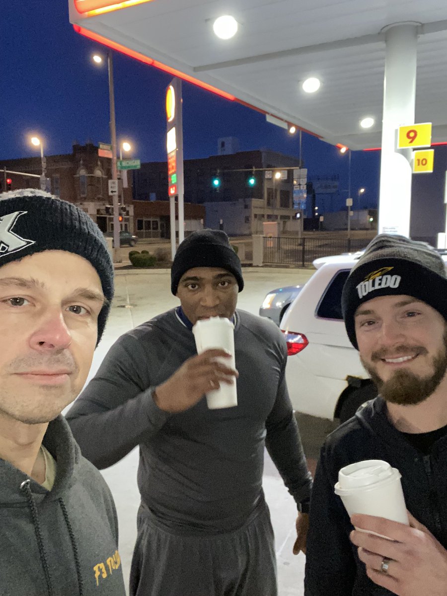 dmallette's tweet photo. Come for the workout, stay for the #ShellCafe ☕️💯 #IFKYK 🤣 #MoreThanAWorkout @F3Toledo https://t.co/L2IrN5XdYM
