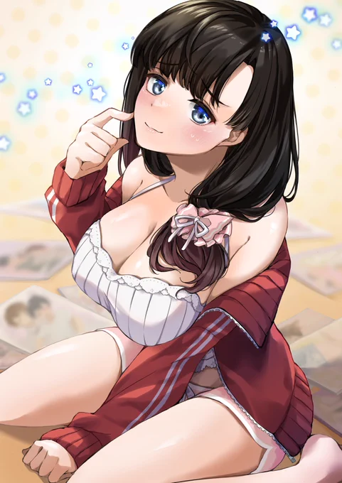 詩子お姉さん、お誕生日おめでとうございます!お祝いに、蔵書の整理が捗らない詩子おねえさん描きました#詩子あーと #鈴鹿詩子生誕祭2023 