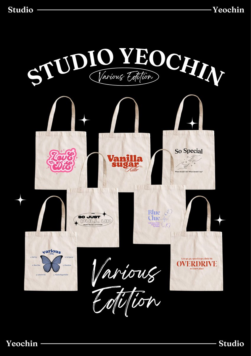 Studio_Yeochin's tweet photo. 🇲🇾 VIVIZ inspired totebag .ೃ࿐

♯ open until 10/3
♯ RM16 &amp; RM13 exc postage
♯ postage wm rm5,wm rm10
♯ with &amp; w/o zipper
♯ more details in the preorder link

order here https://t.co/HcCnL1uoKy
@Pasar_viviz @pasarVIVIZ @pasargirlgroup @GFmarket_MY #pasargfriend #pasarviviz https://t.co/aNlD4nGh9t