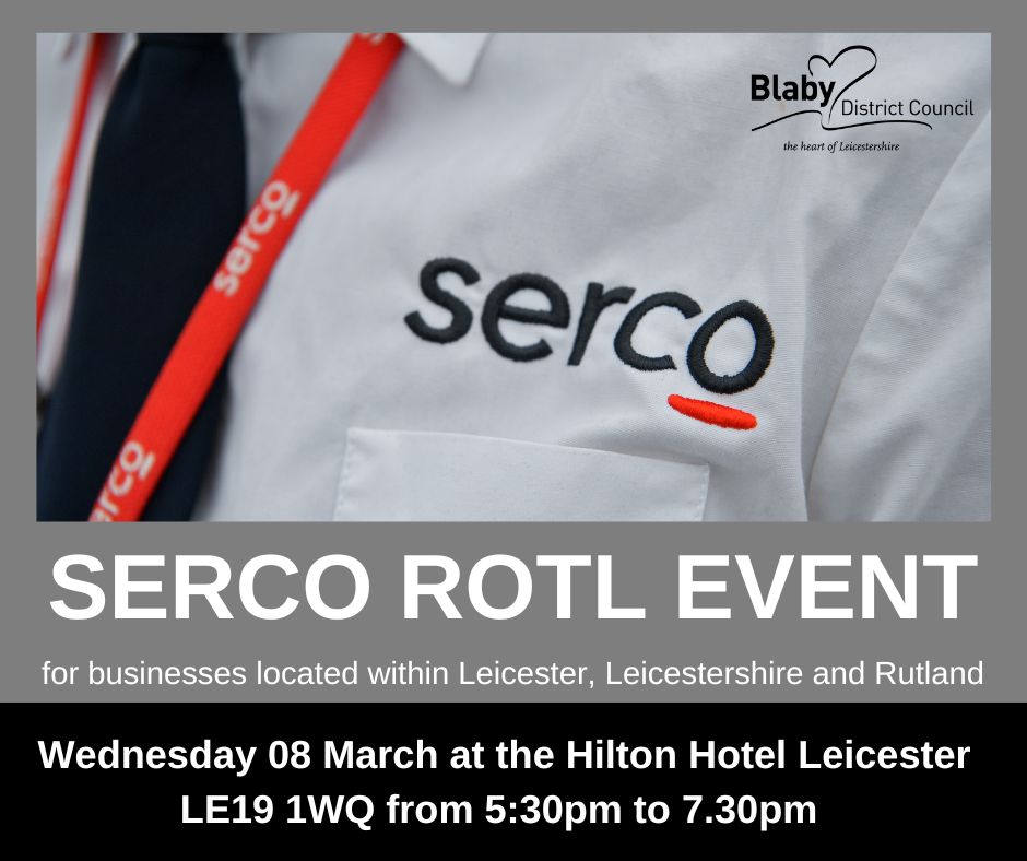 Blaby District Council (@blabydc) on Twitter photo We invite local businesses to attend the Release on Temporary Licence (RTOL) Event to hear what other businesses' experiences of employing ROTL and ex-offenders have been and learn more about the process.
Booking is essential email 👉enterprisingblaby@blaby.gov.uk We invite local businesses to attend the Release on Temporary Licence (RTOL) Event to hear what other businesses' experiences of employing ROTL and ex-offenders have been and learn more about the process.
Booking is essential email 👉enterprisingblaby@blaby.gov.uk