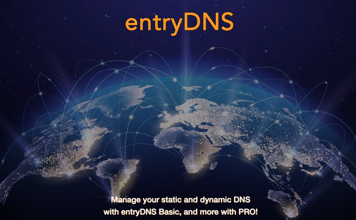 New look, same service... today we updated the home page of our web control panel but the real work is under the hood. Please report any issues to support@entrydns.net