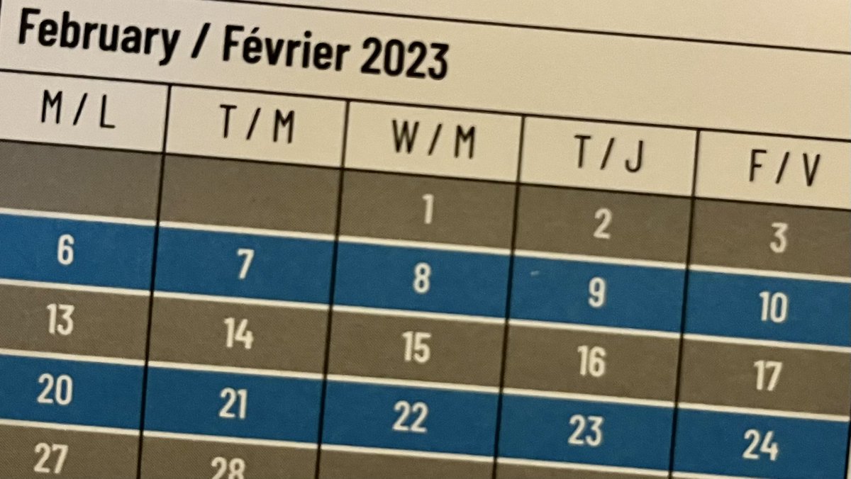 Ironically, the printed version of the <a href="/Eco360_SE/">Eco360</a> 2023 Collection Schedule is headed for the trash bin.
Back from a week away, out of our routine, relied on the schedule … a garbage move on my part.
Eco360: Recycling their own snafu.
#theresanappforthat 
<a href="/CityofMoncton/">City of Moncton</a>
