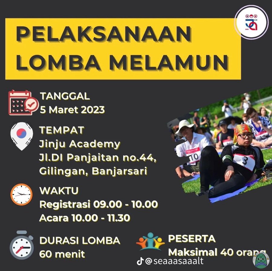 Ramai Soal <a href='https://www.westjavatoday.com/tag/lomba'>Lomba</a> <a href='https://www.westjavatoday.com/tag/melamun'>Melamun</a> Pertama di Indonesia, untuk Melepas Stres Akibat  Tuntutan Kerja