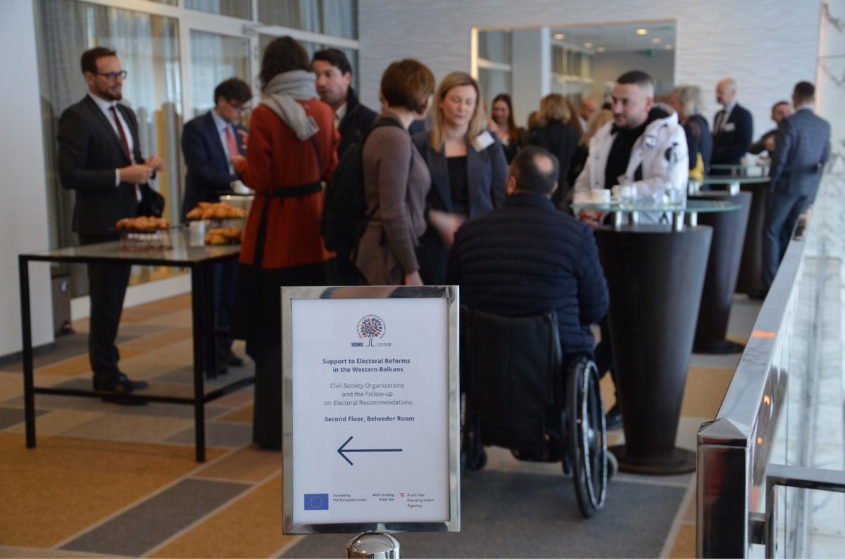 osce_odihr's tweet photo. ODIHR is bringing together #CSOs, election management bodies &amp; international donor orgs to discuss #CivilSociety inclusion into election follow-up, part of an @eu_near &amp; @AustrianDev-funded project to support #ElectoralReform in #WesternBalkans. Read more: https://t.co/onLgpOcBQ4 https://t.co/SJ0rw4h52F