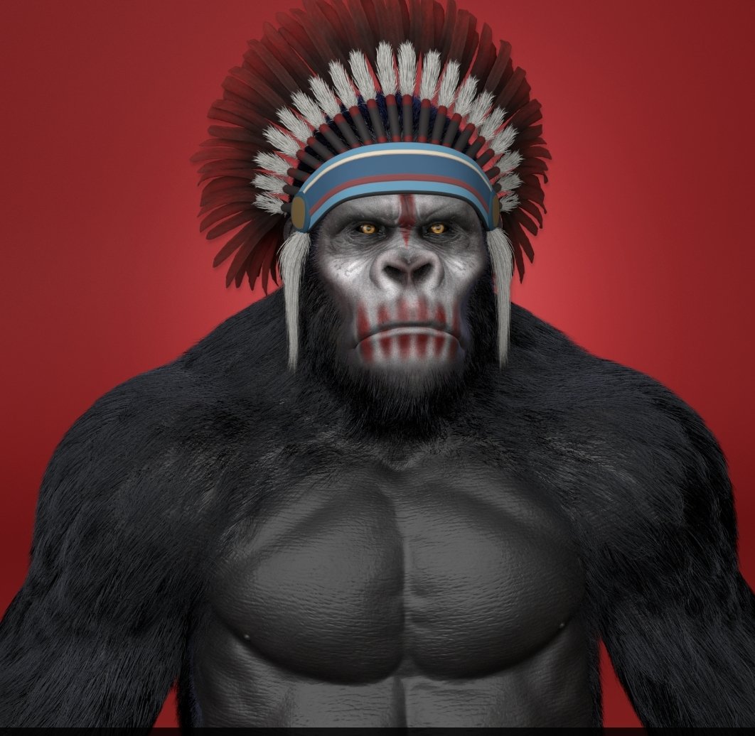 RoguePrimates's tweet photo. Don't call me ape
I'm a Gorilla 
#PrimatesBack #CNFTCommunity @Cardano @NFTCreativeCA https://t.co/2RK9oeF3re