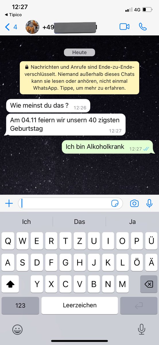 Brutal wie man die Nummer von irgendeinem Dieter zugeteilt bekommt und dann auf einmal in Ü40-Geburtstagsgruppen seine Identität neu erfinden kann