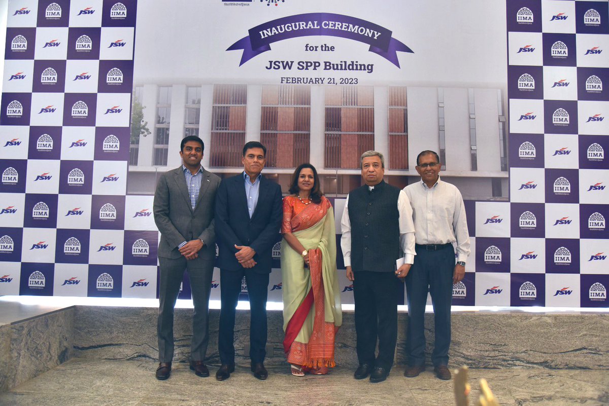 sajjanjindal's tweet photo. For an emerging superpower like India, with our own set of opportunities and challenges, we needed a world class school of Public policy here in India.
Happy that @TheJSWGroup joined hands with @IIMAhmedabad for building the JSW School of Public Policy! https://t.co/DzHiNaQZy4