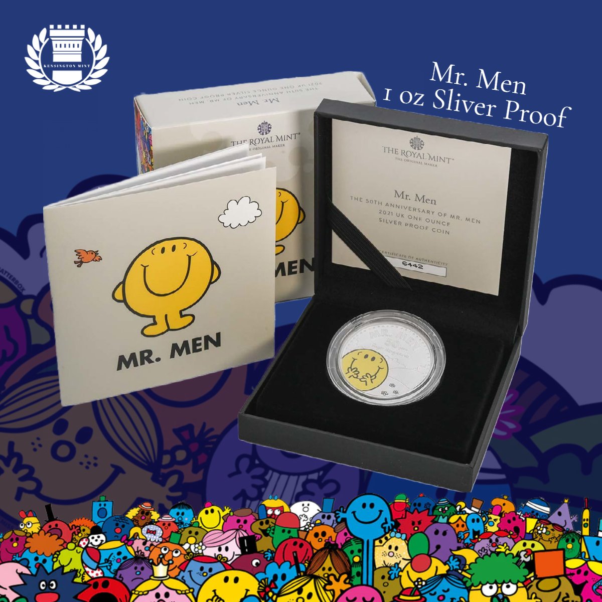 KensingtonMint's tweet image. Bringing a smile to your collection!💰🎉 2021 Mr Happy Mr Men One Ounce Silver Proof Coin. Celebrating 50 years of Mr. Men, Mr. Happy is the first coin in the series. Limited issue of 6500. #MrMenLittleMiss #SilverProof #CoinCollector 💰

kensington-mint.co.uk/products/e41ee…