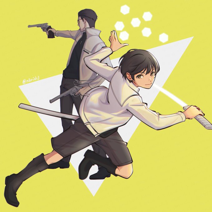 「multiple boys revolver」 illustration images(Latest)