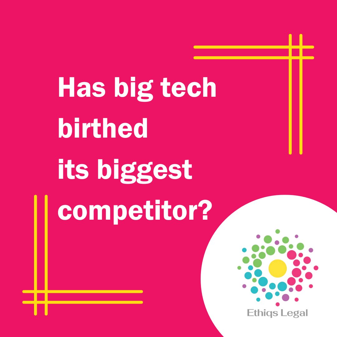 EthiqsLegal's tweet image. Has the slow down in big tech birthed its biggest competitor? This is the question that our founder and director Vicky Grobbelaar addressed in her article for @WeAreTechWomen 
You can read more here wearetechwomen.com/has-big-tech-b…
#bigtech #techlegal