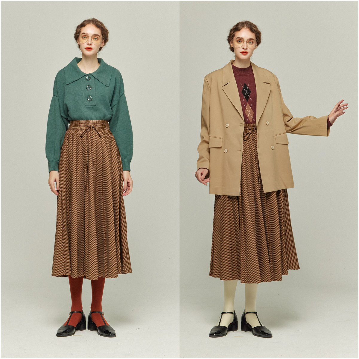 ハンバーガー片手に》 ▪️詳細 ・肩から袖にかけてパイピング