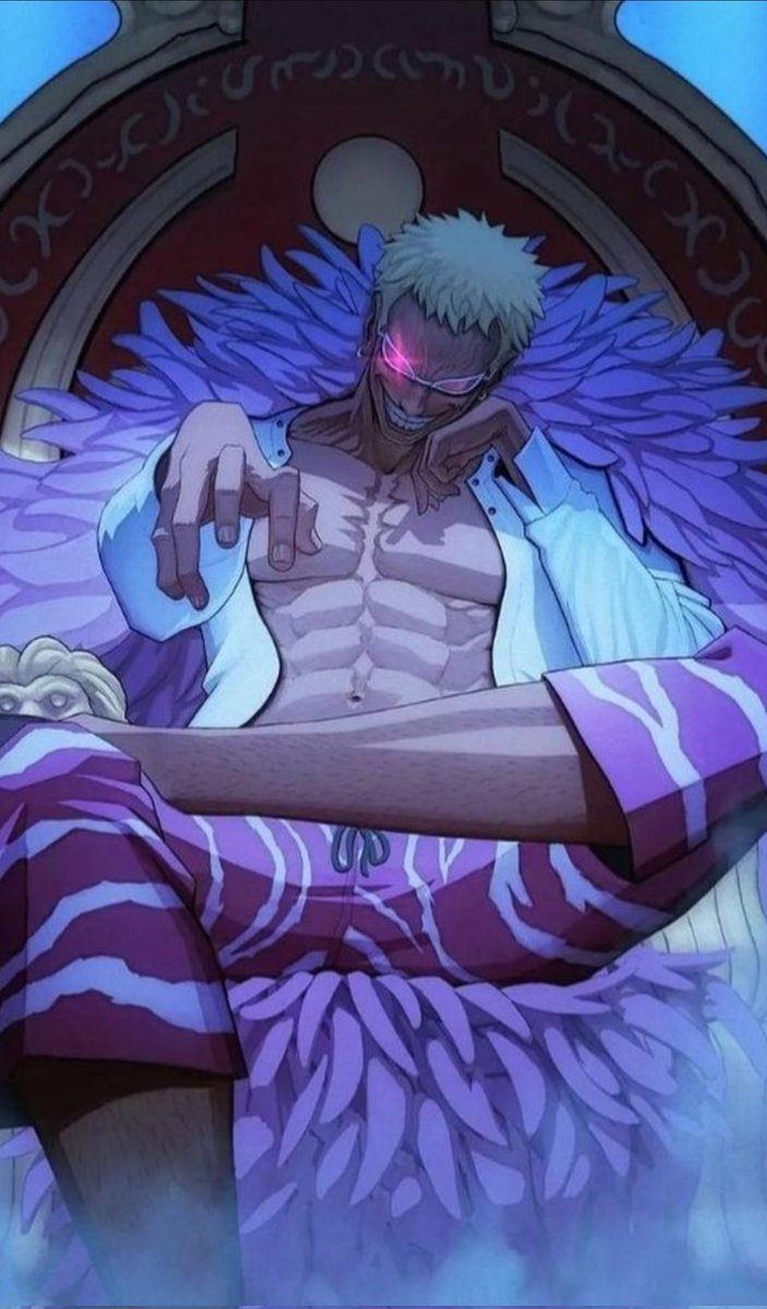 OzybainDigital's tweet photo. @shoy_sauce @KevOnStage The look was inspired by an anime character don flamingo. Powerful character in the show one piece ( a villian) https://t.co/nnHd2PpMuM