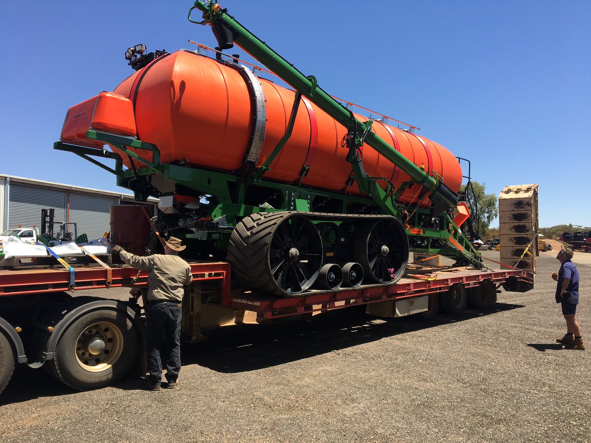 Another new Ausplow delivery for this Seeding.
Can anyone spot our Transporter Gordon’s Purple Bear ?- look closely