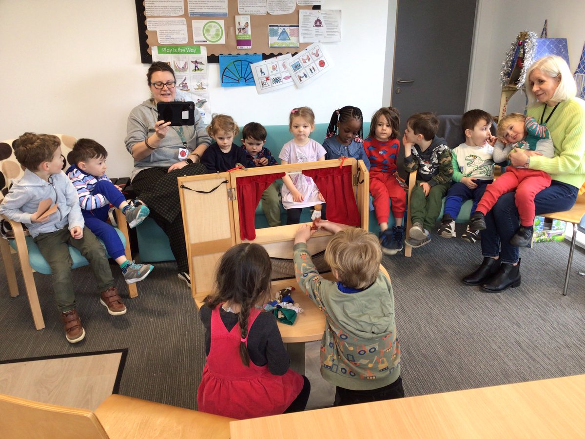 We are having a puppet show at nursery today. #literacyandlanguage #expressivearts <a href="/SchoolBroomhill/">BroomhillSchool</a>