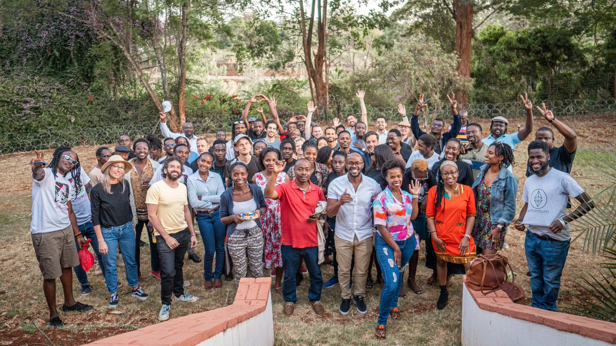 TheSafariDAO's tweet photo. Thank you @yosephayele @iamsonge @VitalikButerin  and all the builders in Kenya for making this #ETH community gathering so vibrant and positive. From overwhelming feedback, we can say that the ecosystem felt seen and heard by your presence, questions, &amp; energy for the community https://t.co/Pyd8U8DpY8