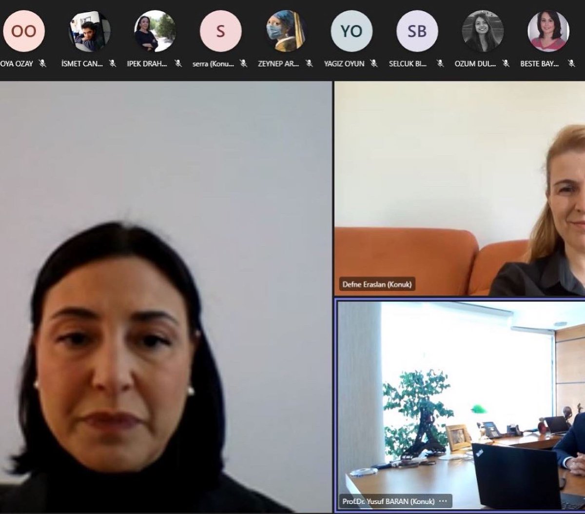 Depremin psikolojik etkileri ve depremden etkilenen afetzedelere yaklaşımımızın nasıl olması gerektiği konu başlıklarıyla Doç. Dr. Defne Eraslan'ın çevrimiçi ortamda verdiği seminere katıldım. Sayın <a href="/defnersln/">Defne Eraslan</a>'a değerli sunumu için teşekkür ederim. <a href="/iyteedutr/">İzmir Yüksek Teknoloji Enstitüsü (İYTE)</a>