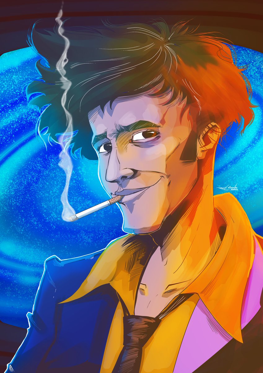 Spike Spiegel - Arte Digital. 2023

Se você não conhece Cowboy Beebop o mundo é menos feliz pra você.

#cowboybeebop #anime #fanart #spikespiegel #spacepunk #cyberpunk #roddolfocarvalho #artistaplastico #artistaroddolfo #artedigitalbrasil #humaninteligence #noaiart