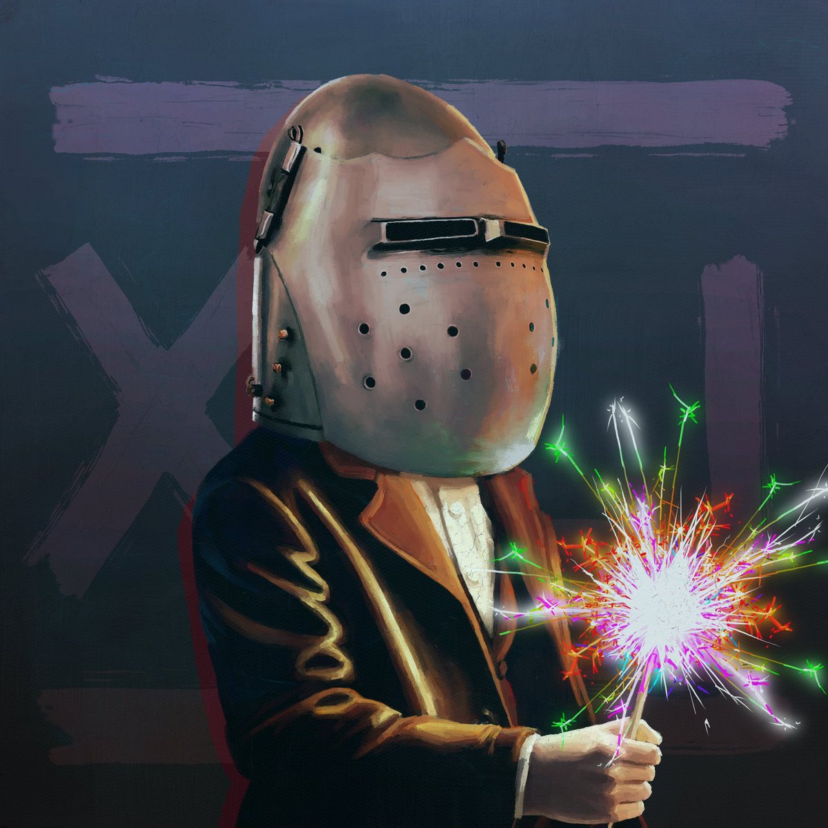 TemplarKidsNFT's tweet photo. GM! So excited to share this week’s Templar Kid featuring “The Pyrotechnic”

As we celebrate our first anniversary tomorrow, holders will receive an exclusive artdrop including the winner of this piece! 🤝

Will be live on @exchgART in about 10 hours. Read the story below 🧵 https://t.co/tlytVOYHtP