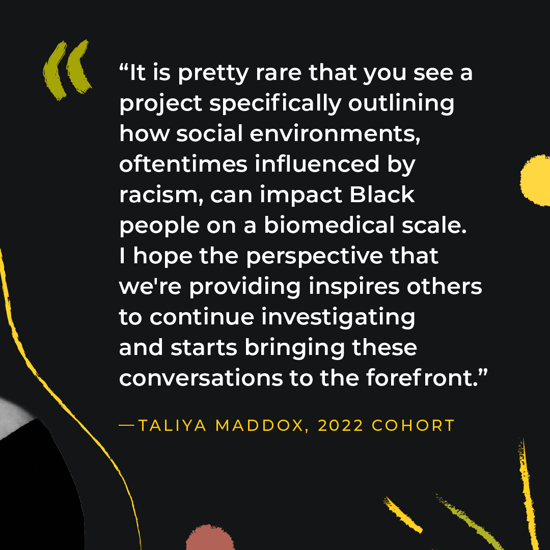 michiganalumni's tweet photo. LEAD Scholar Taliya Maddox, a UROP student working in a prenatal and reproductive disease lab at the U-M Medical School, is spearheading an independent research project examining how various social factors can impact birth outcomes among Black women.

#BlackHistoryMonth