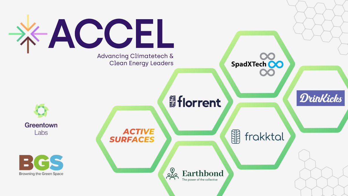 Meet the six BIPOC-led startups selected for the first cohort of the Advancing Climatetech and Clean Energy Leaders (#ACCEL) program! These early-stage companies are developing innovations ranging from bio-based polymer processes to solar technology: bit.ly/ACCELcohort2023