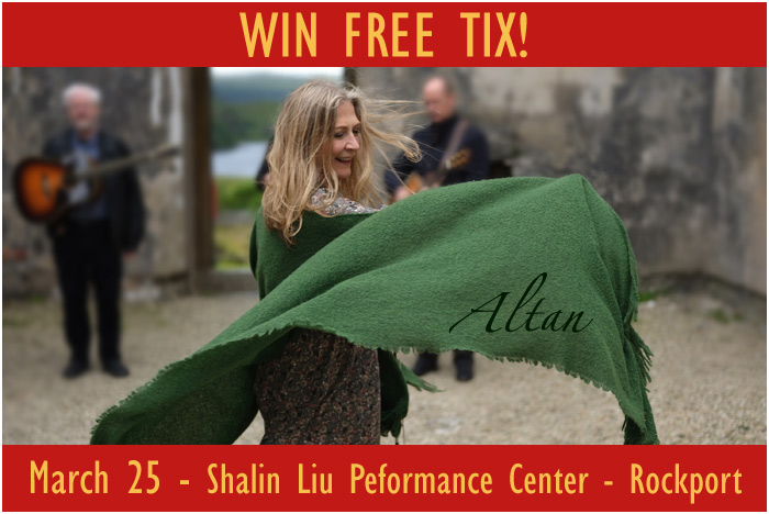 On Sat, March 25, @RockportMusic Presents amazing #irishmusic w/ @altanmusic at the Shalin Liu Performance Center in beautiful #Rockportma. Win a pair of free tix or reserve your seats today! #StPatricksDay @VisitNorthOfBos @RockportMA conta.cc/3HvX0aH
