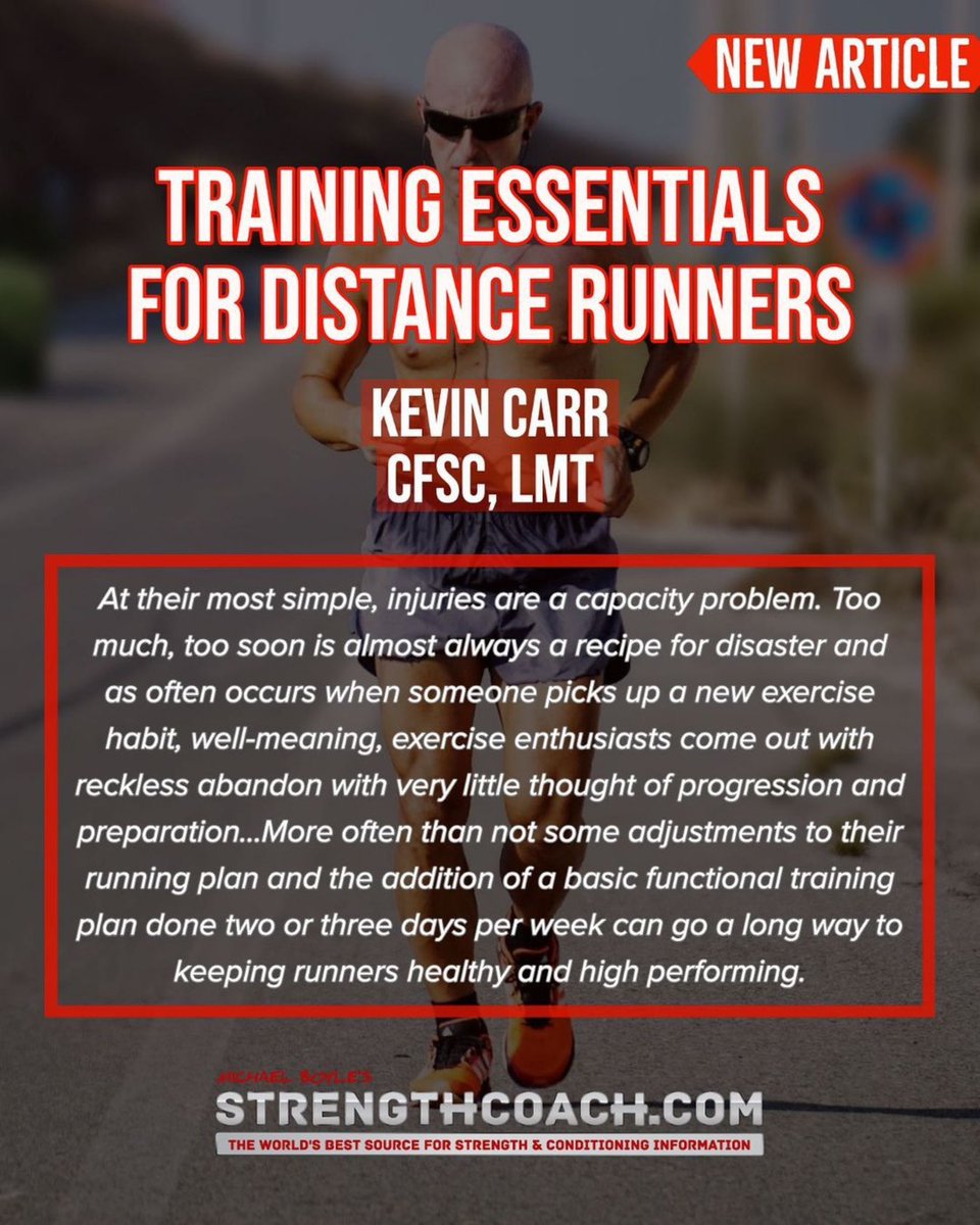 We’re coming down the stretch for <a href="/bostonmarathon/">Boston Marathon</a> prep and I’ve been seeing a ton of runners at <a href="/MOVEMENTASMED/">MOVEMENT AS MEDICINE</a>.

I figured this was probably a good time to repost this on the blog for everybody to read.

Head to Movement-As-Medicine.com 
Also available on strengthcoach.com