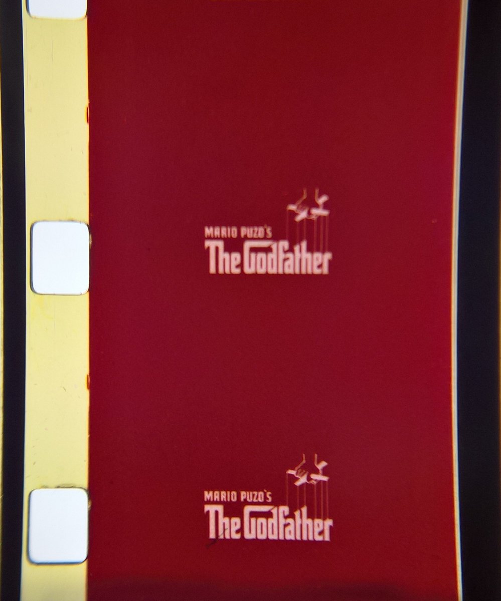 OldFilmCompany's tweet photo. The auction for the #Super8mm feature print of The Godfather respooled over 9 x 400ft. ends here today https://t.co/b9wUPc0PxC #eBay via 
@eBay_UK
 #TheGodfather #Super8 #MarlonBrando #cine #realfilm https://t.co/9fN7ufwjRB