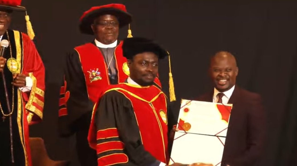 kyamageroandrew's tweet photo. Today was a great and Graceful day as i witnessed Apostle Grace Lubega get conferred as a Doctor in Divinity. To Gob be the glory. https://t.co/riDVMvIjIc