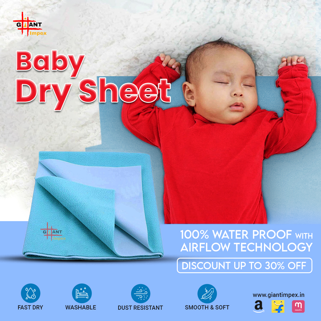 Giant Impex on Twitter "Ask for Waterproof Baby Dry Sheet Quick Dry