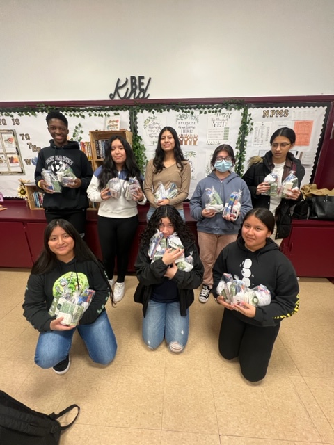 Our NJHS members were both eager &amp; proud to support the United Way of Northern New Jersey's February Heart Warming Initiative! Members assembled 20 bundles filled with the following items: a toothbrush, toothpaste, socks, soap, tissues,  deodorant, a deck of cards, &amp; hand lotion.