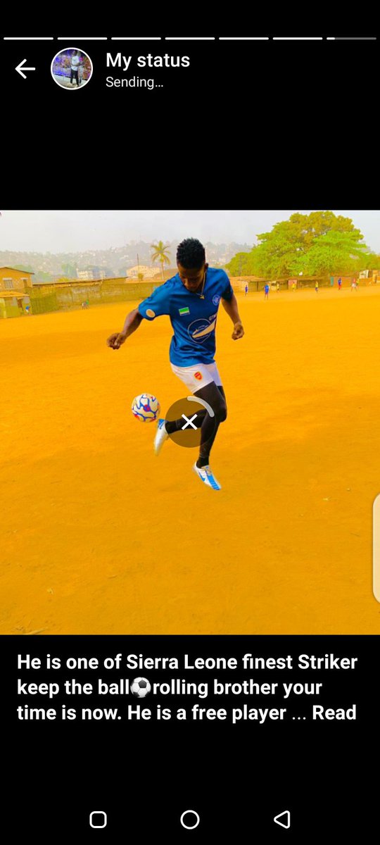 YusufAmbassador's tweet photo. One of Sierra Leone finest Striker currently. He is a free player at the moment interested Clubs should contact the following numbers +23299516695/+23273371059 https://t.co/ev9MqoDrKo