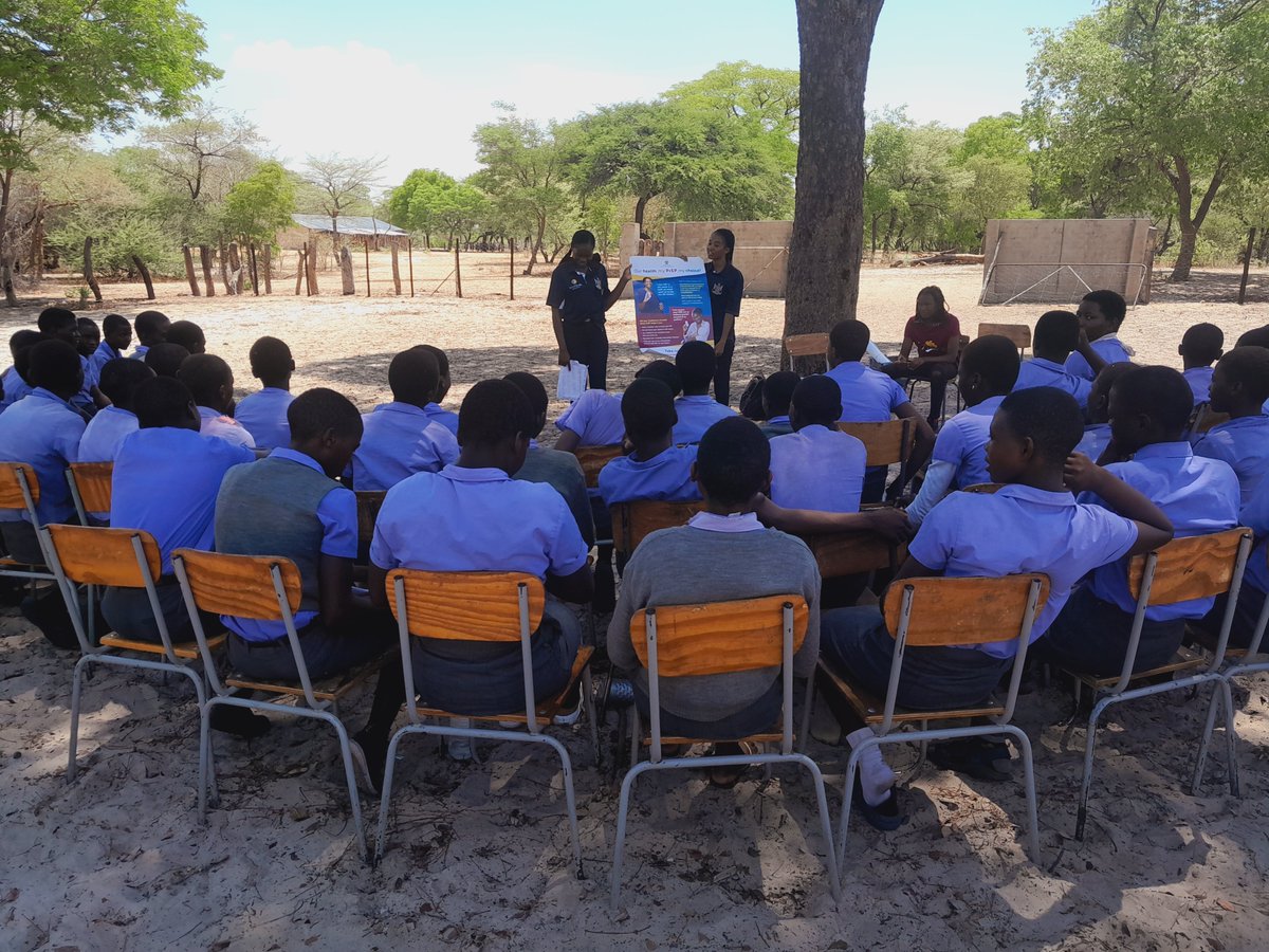 IntrahealthNam's tweet photo. To promote good health among girls and to provide relevant health information, we work closely with schools to sensitize adolescent girls and young women on sexual reproductive health and to boost their decision-making power.
#YouthEmpowerment #ForAHealthierNamibia https://t.co/uIeF5d2sUH