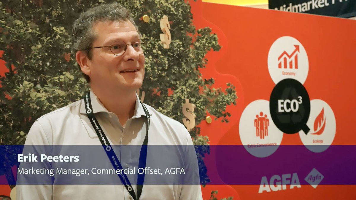 Ryan Mcabee and Erik Peeters, Market Manager Commercial Printing, discuss ECO3 &amp; #prepress #automation at #ePSConnect23 - youtube.com/watch?v=QrnnvM…