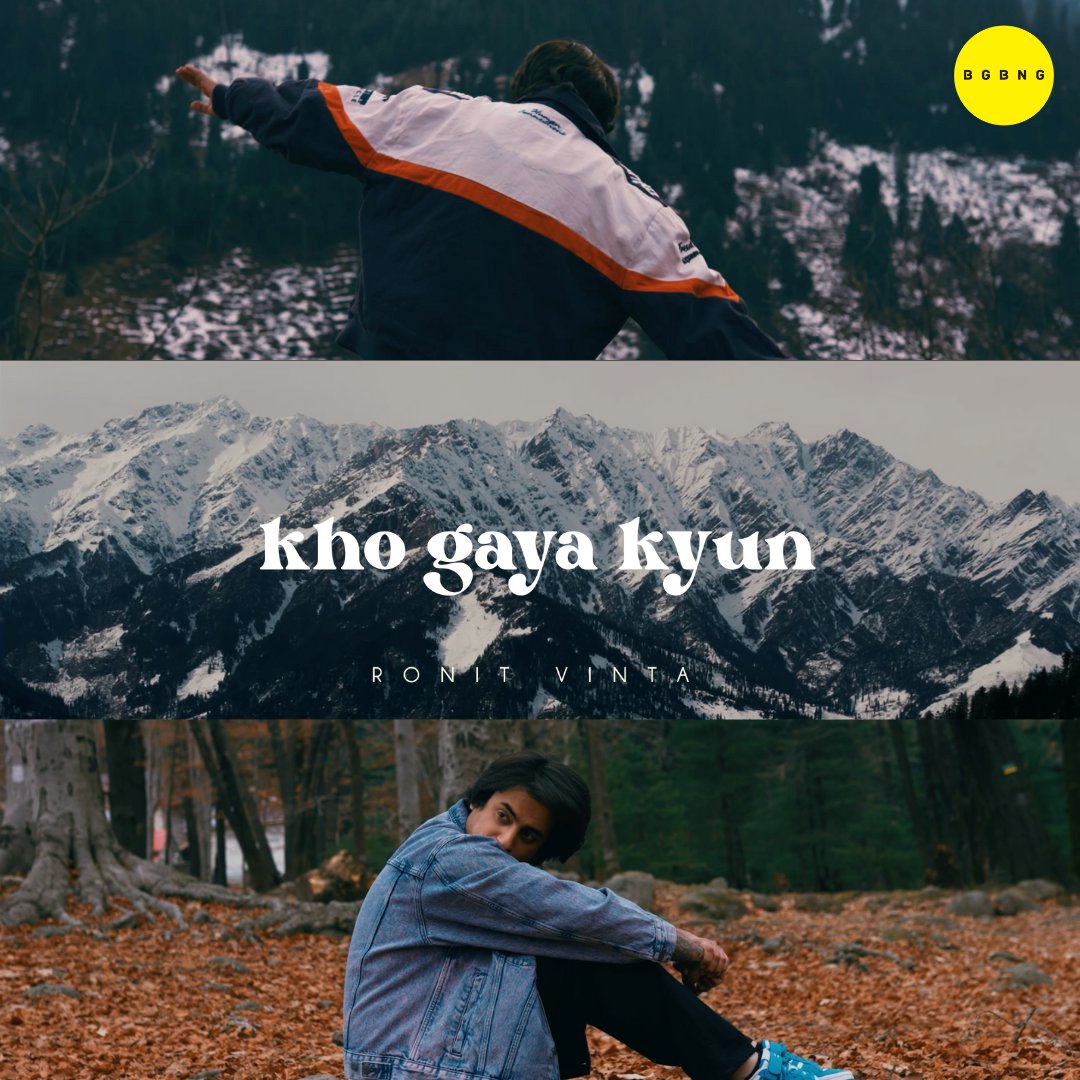 Ronit Vinta's upcoming single, 'Kho Gaya Kyun' releases tomorrow on all major streaming platforms! 🥺❤️ #StayTuned #KhoGayaKyun #RonitVinta #IndieMusic #HindiIndie #BGBNG