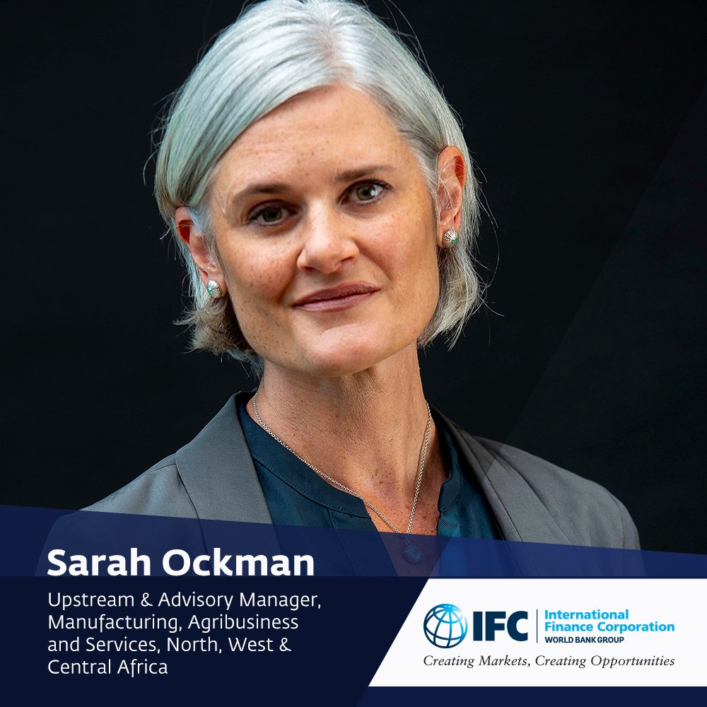 henrikepedersen's tweet photo. Welcoming Sarah Ockman as the new Upstream &amp; Advisory Manager, Manufacturing, Agribusiness &amp; Services, North, West &amp; Central #Africa. She will lead @IFC_org’s advisory &amp; project development focused on growing our impact in fragile &amp; conflicted affected situations, agri &amp; climate. https://t.co/EzzaRIKtZh