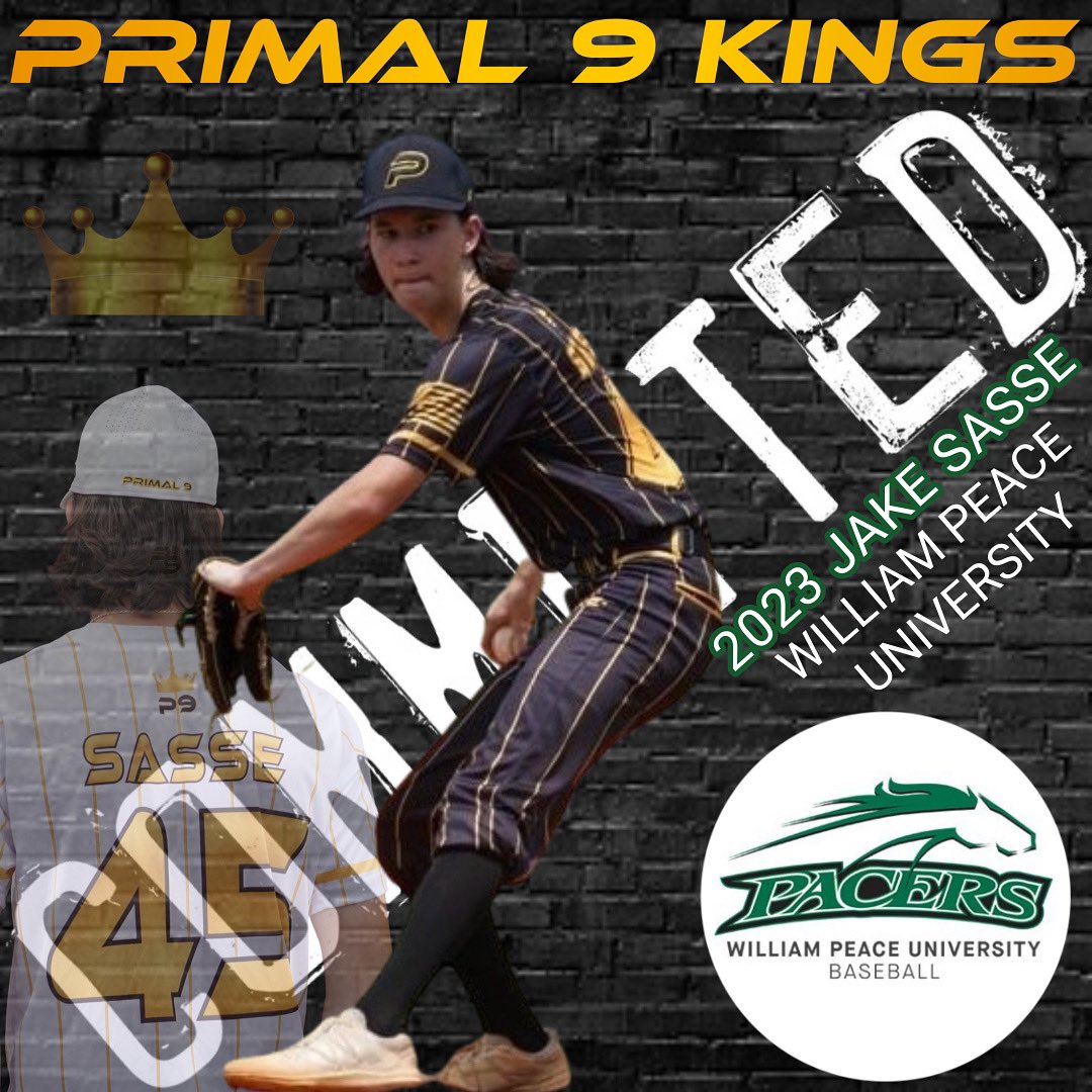 Congratulations to Jake Sasse and his family on their commitment to William Peace University. Pacers baseball team got themselves a good one and we look forward to following you as you continue this journey/dream. #p9fam4life <a href="/GoPeaceBaseball/">WPU Baseball</a> <a href="/JakeSasse45/">Jake Sasse</a> @karaokeBBCoach