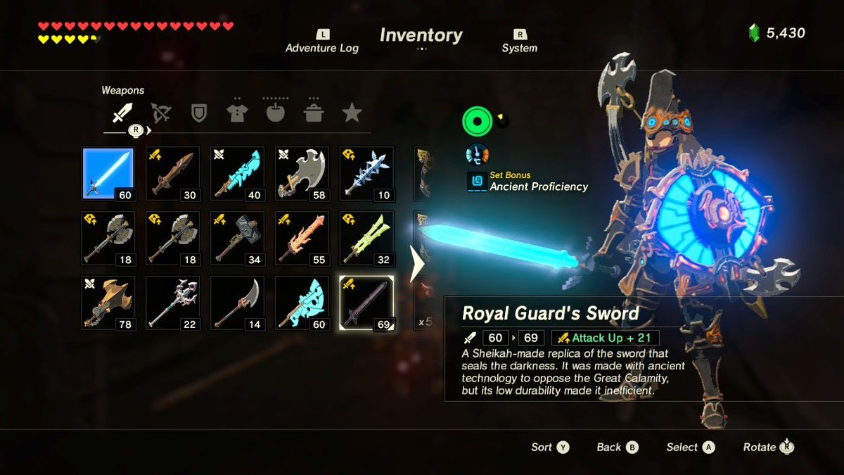 CertifiedWaf's tweet photo. Noice 👌🏻 😏  #zelda #ZeldaBreathoftheWild https://t.co/Ne2SuilhGj
