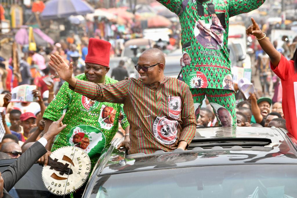 PeterObi's tweet photo. I've just arrived at the Eke Awka Market, Awka for a market storm. - PO https://t.co/gSCcz596i6