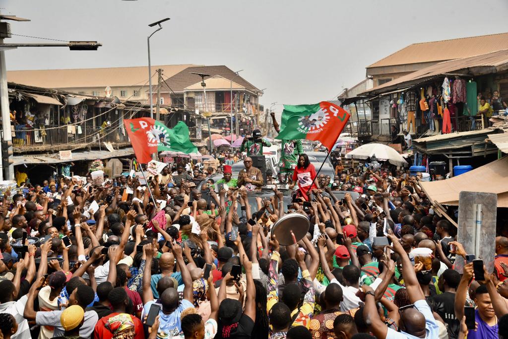 PeterObi's tweet photo. I've just arrived at the Eke Awka Market, Awka for a market storm. - PO https://t.co/gSCcz596i6