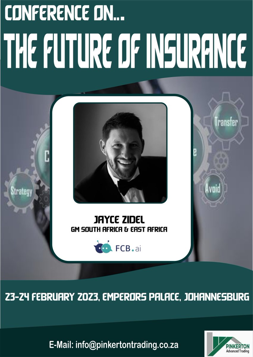 FCB_ai's tweet photo. Our GM of South and East Africa, Jayce Zidel will be speaking at The Future of Insurance Conference this Thursday๐๐๐
Learn more about The New Digital Dynamic as Jayce takes the stage ๐ฆ
See you there ๐
#FCBai #AI #Insurance #FutureofInsurance https://t.co/dSHNT0llOI