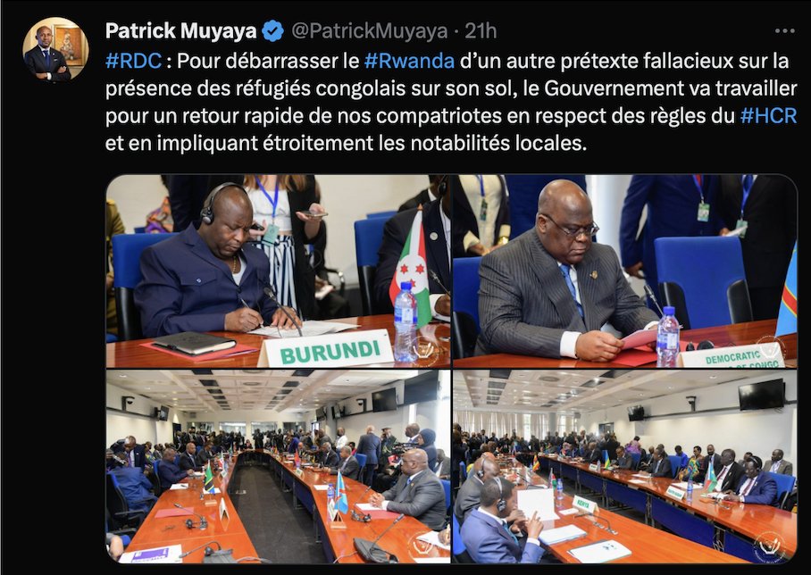 YolandeMakolo's tweet photo. Si les réfugiés congolais abrités au Rwanda sont “un prétexte fallacieux” (comme si leur vie ne valait rien), qu’en est-il des réfugiés congolais dans d’autres pays de la région? Le problème c'est qu’ils sont obligés de fuir leur pays à cause de la persécution &amp; l’insécurité. https://t.co/WIPhPUreD4