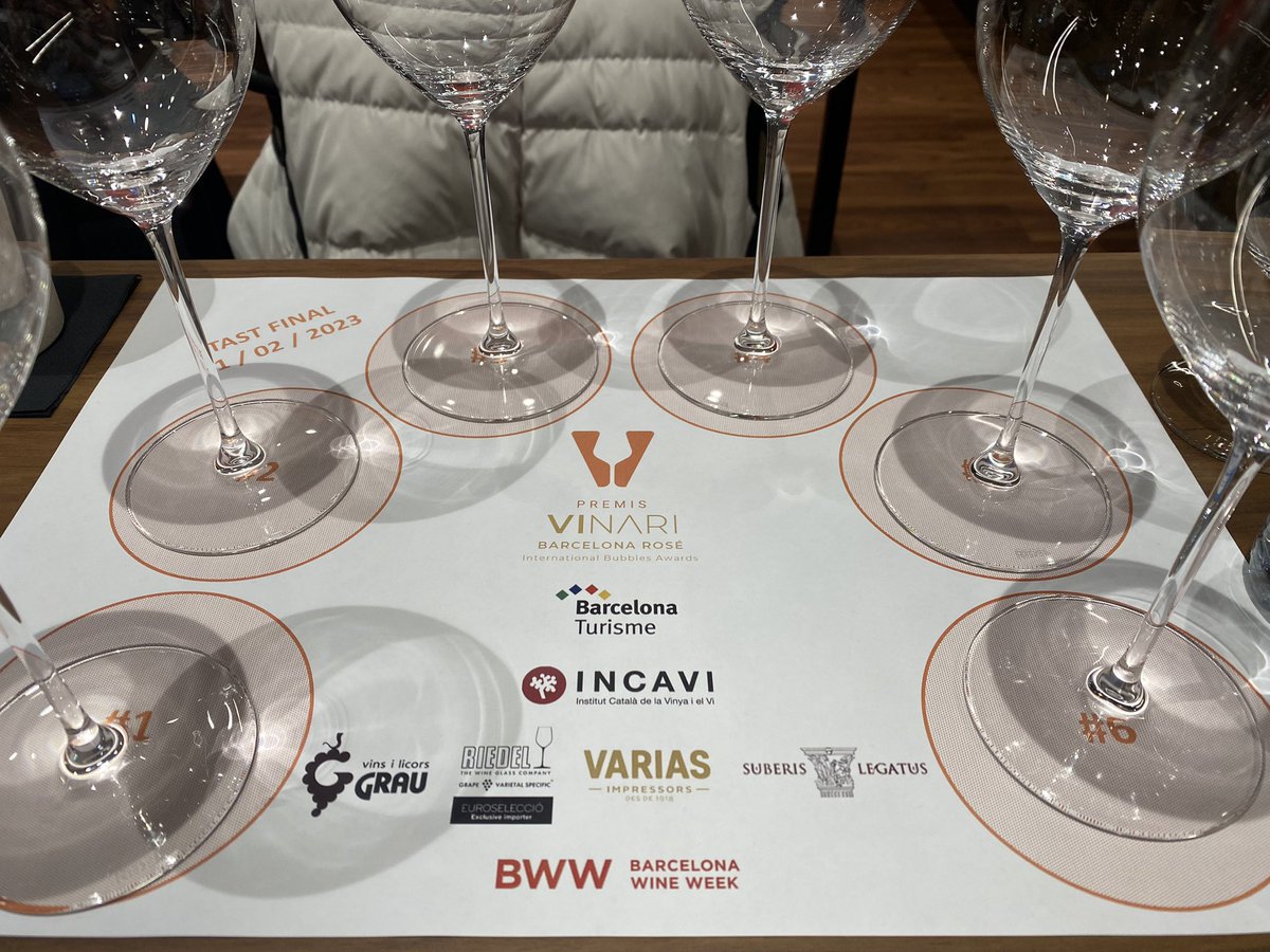 Tastant rosé sparkling wines in @PremisVinari 🥂💖

Barcelona Rosé International Bubbles Awards #bcnrose23

@PremisVinari #vinarirose @incavicat @BCNTurisme @tastingriedel @riedel_spain @Grau_Online @graficas_varias #suberislegatus #barcelonawineweek