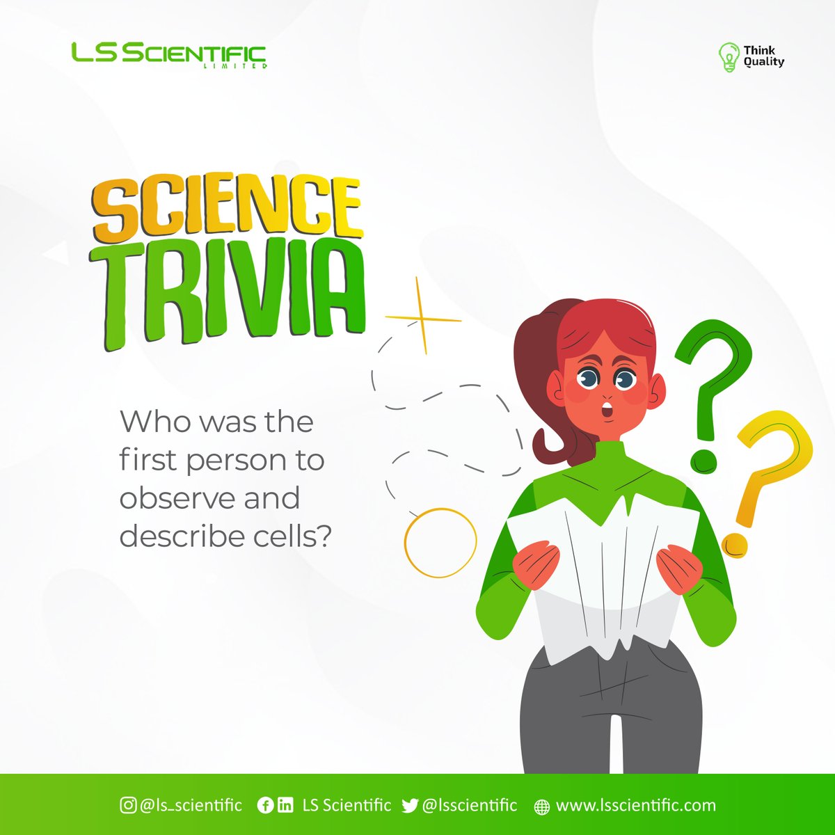 LSScientific's tweet photo. Shoutout to the original cell detective!

#celldiscovery #science #smallbutmighty #ScienceRocks #ScienceHeroes #sciencefacts #triviatuesday https://t.co/RZFyLZw44h