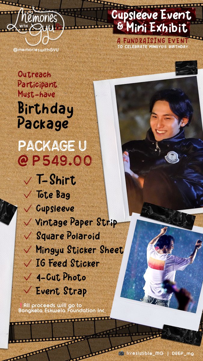 memorieswithGYU's tweet photo. All the proceeds from this event will be donated to our partner organization Bangketa Eskwela Foundation Inc. (BEF)

Get Birthday Package U to join our Outreach Program with BEF and spend time with our Aeta siblings. 

#MemoriesWithGYU https://t.co/UXDOs5VMuM