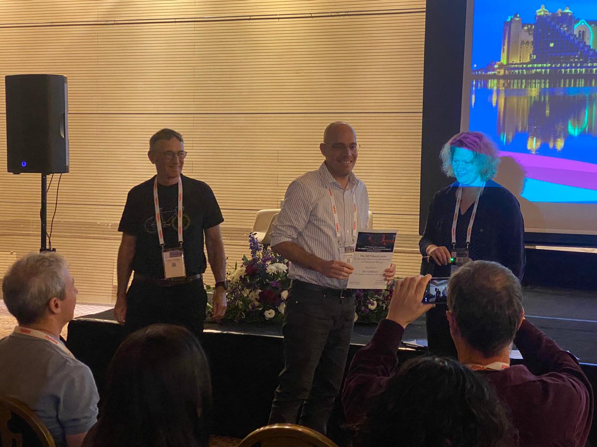 goldstein_lab's tweet photo. Honored to receive the Hestrin prize by the Israel Society for Biochemistry and Molecular Biology (ISBMB). Thank you, commitee members and my lab members
@HUJIAgri @HebrewU @ILANITFISEB https://t.co/JDHoywjtZ1