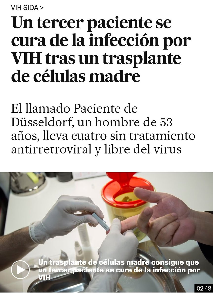 Medicilio's tweet photo. Ya son tres las personas en el mundo que han vencido al virus del VIH.

Son ciencia no hay futuro. https://t.co/nOwVlFM9Mp