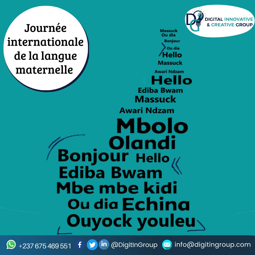 DigitInGroup's tweet photo. Thème de l'édition 2023 : 
"L’éducation multilingue, une nécessité pour transformer l'éducation".

Comment dit-on bonjour en ta langue maternelle ?

Tagues un.e ami.e, dis-lui bonjour en ta langue maternelle et il.elle devra te répondre en la sienne.

#Langage #dialecte #culture https://t.co/hNFCjrFhSm